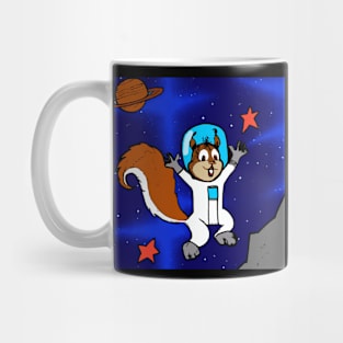 Astronaut Squirrel in Space Mug